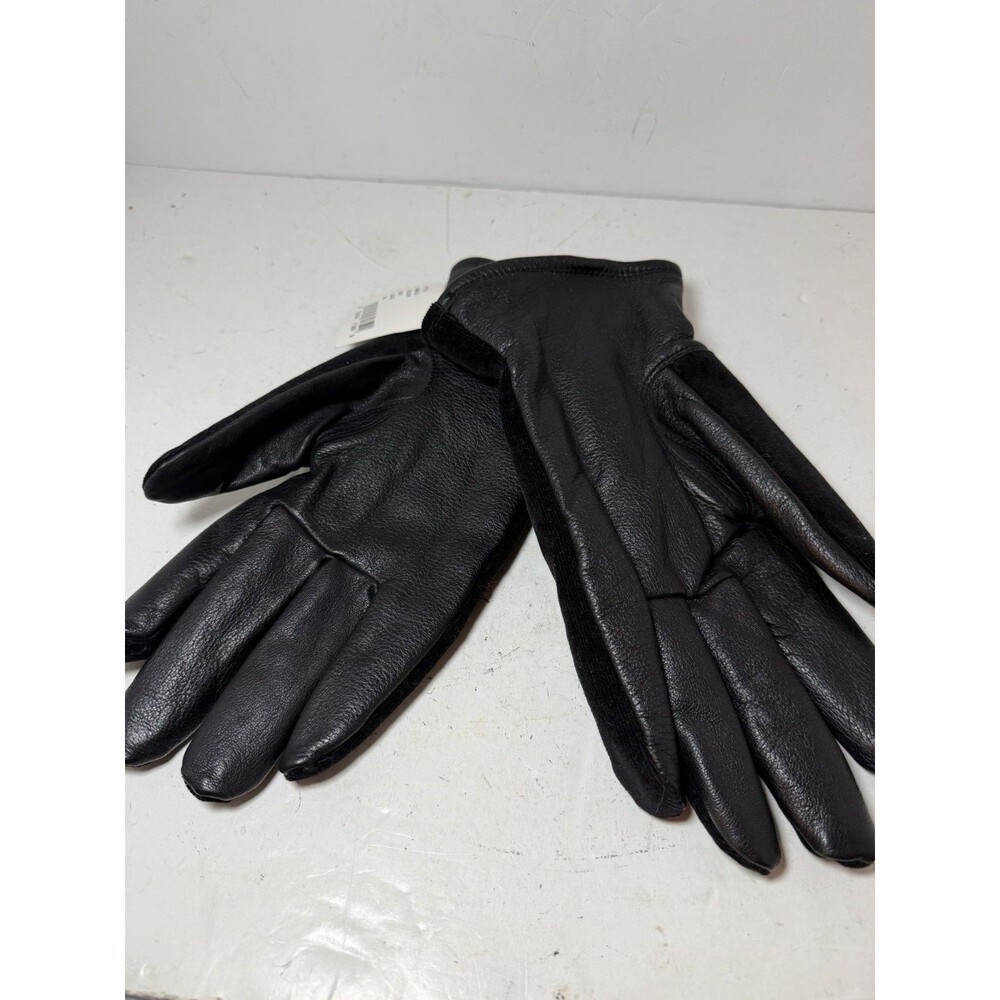 Vintage Polo Ralph Lauren Gloves Mens XL Black Thinsulate NEW - Picture 2 of 6